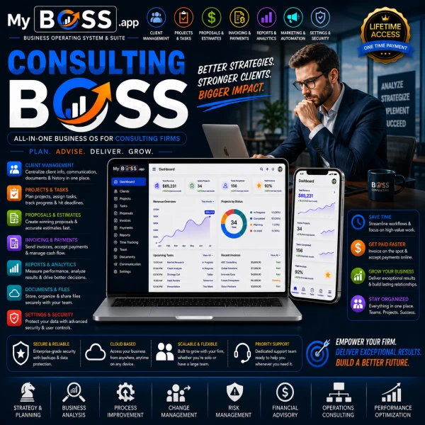consulting management software by BOSS.ms