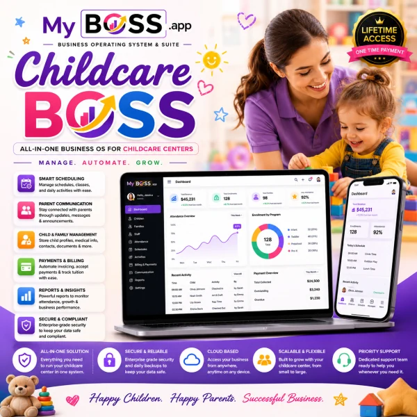 Childcare Management Software | Childcare BOSS daycare management software by BOSS.ms